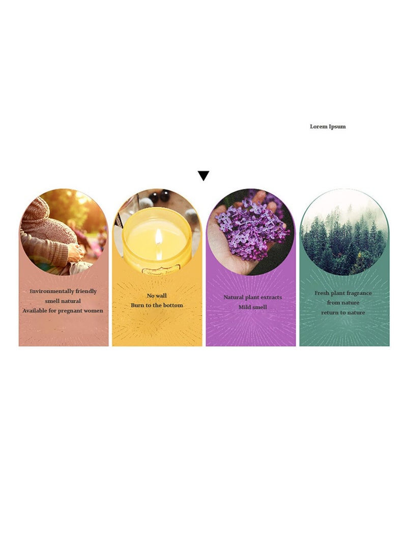 ROMANTIC TIMES Fragrance Essential Oil Candle Cup Birthday Gift Accompanying Gift  - Image 4