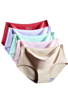 RATSAW 5-Piece Seamless Ladies Lingerie Women's Underwear Lingerie Panties Comfy Elastic Briefs  - Image 1