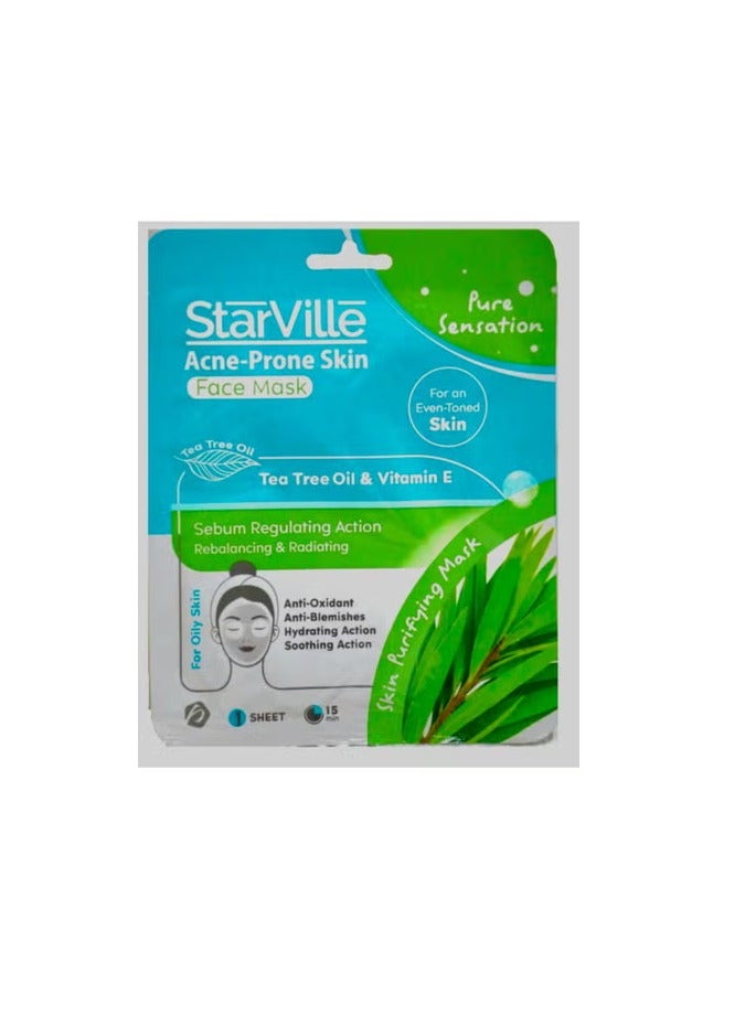 starville Acne-prone Skin Face Sheet Mask 2 Pcs  - Image 3