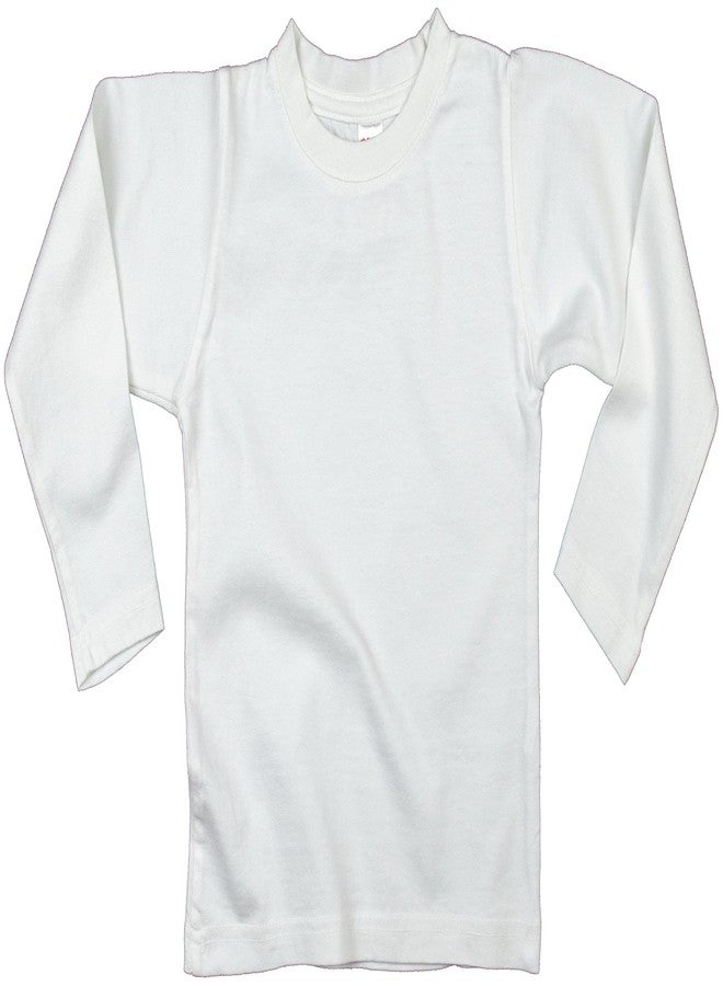 Earth Elements Baby Girls’ Long Sleeve T-Shirt 6-12 Months White - Image 2
