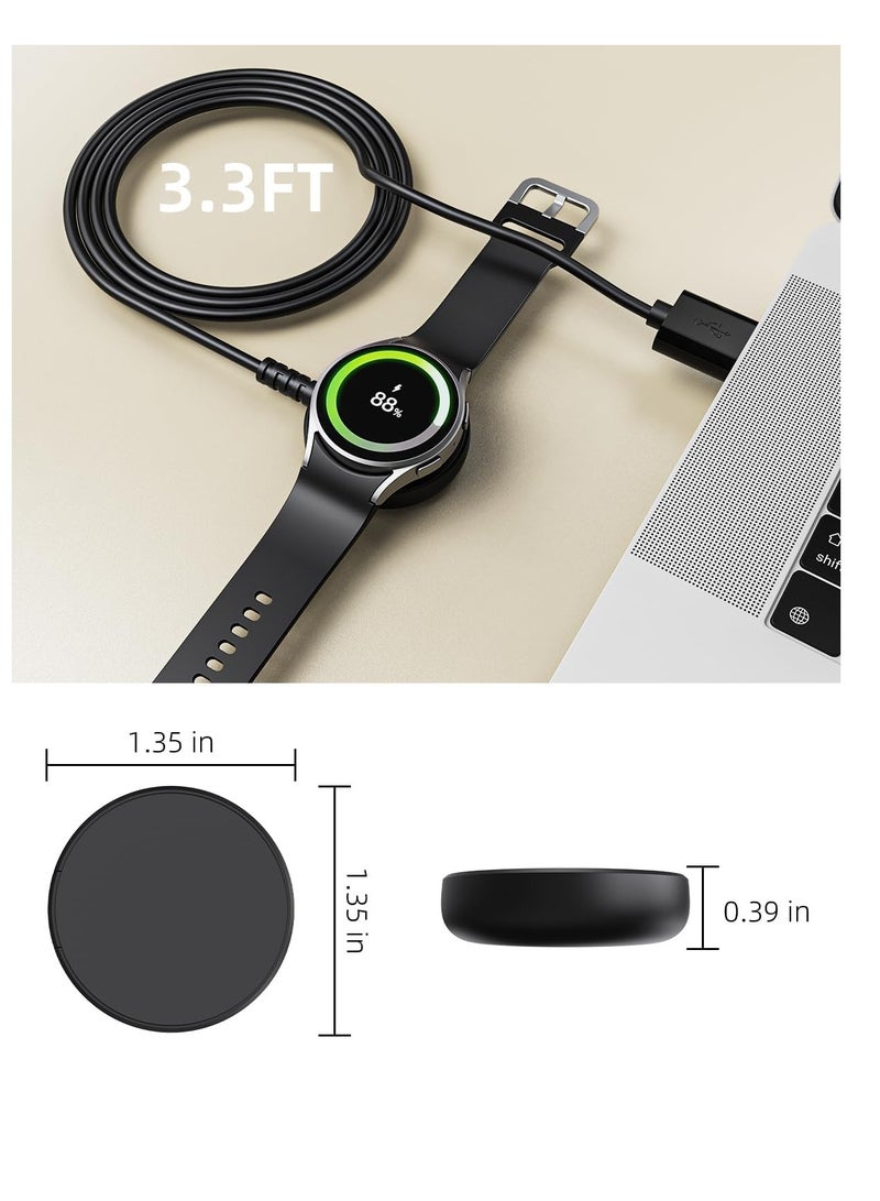 USB A Charger Cable Dock for Samsung Galaxy Watch 7/6/5/4/Galaxy Watch Active 2/Active 1, Replacement Charging Cable for Galaxy Watch 7/6/5/4/Active 2 Smart Watch( Not For Galaxy Watch 3/2/1) - Image 2