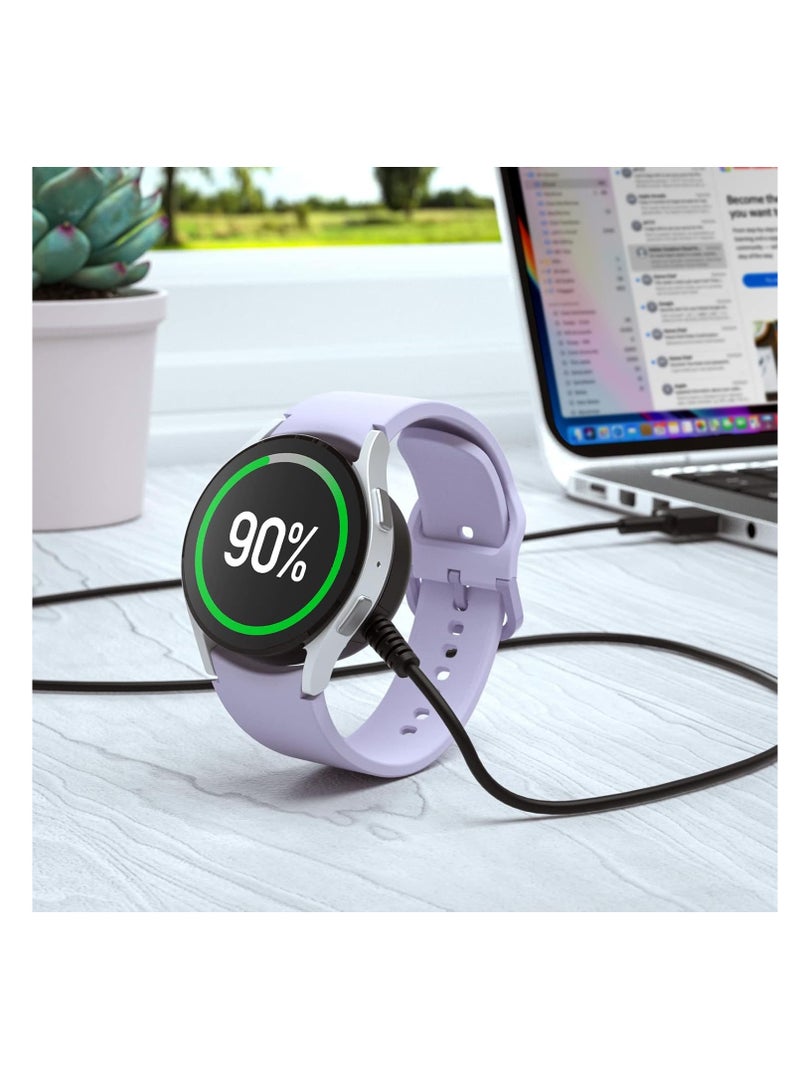 USB A Charger Cable Dock for Samsung Galaxy Watch 7/6/5/4/Galaxy Watch Active 2/Active 1, Replacement Charging Cable for Galaxy Watch 7/6/5/4/Active 2 Smart Watch( Not For Galaxy Watch 3/2/1) - Image 5