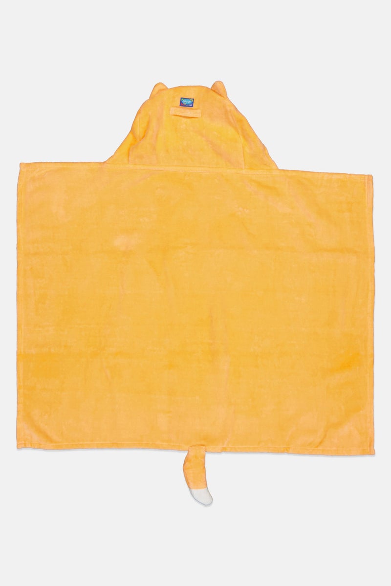 playgro Toddlers Boy Graphic Print  Hooded Towel, Orange - Image 2