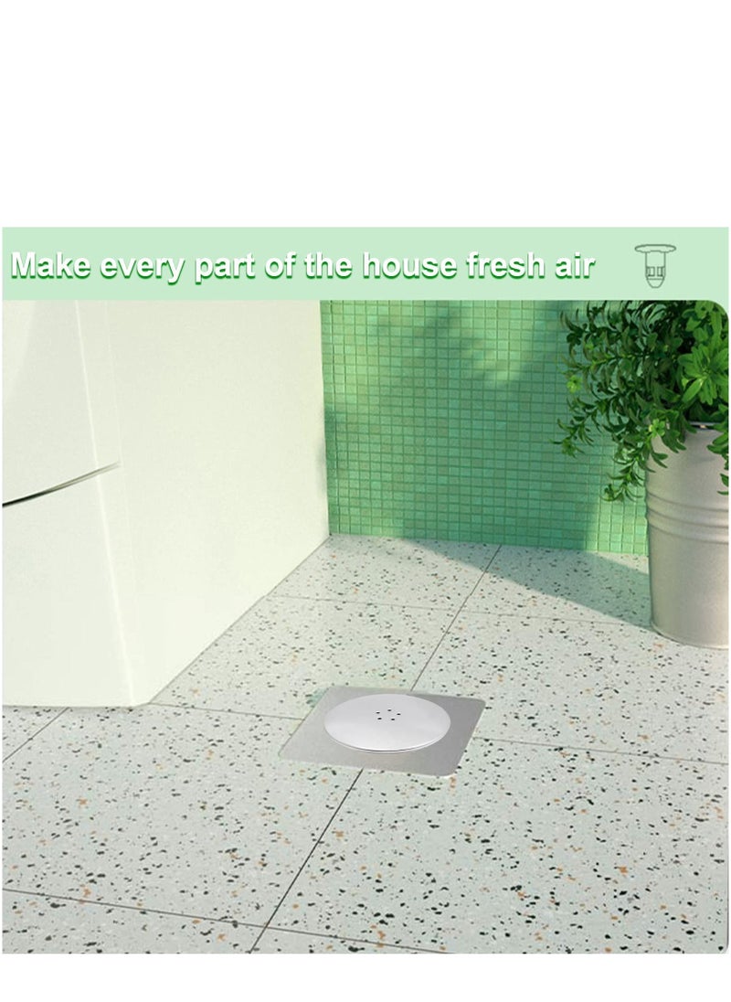 SYOSI - Shower Waste Drain Cover Replacement - 115mm Chrome Finish Cap Tube Sediment Cup for 90mm Tray Hole, Shower Plug Hole Cover, Removable Shower Trap Cover Fast Flow, Top Fitting Cap Parts - Image 1