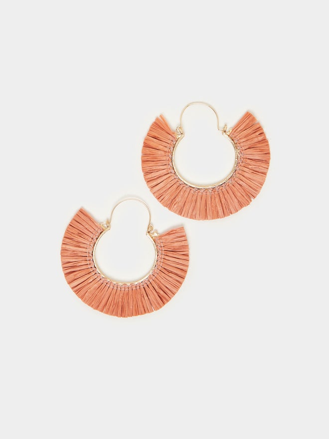Styli Styli Tasseled Textured Boho Earrings  - Image 3