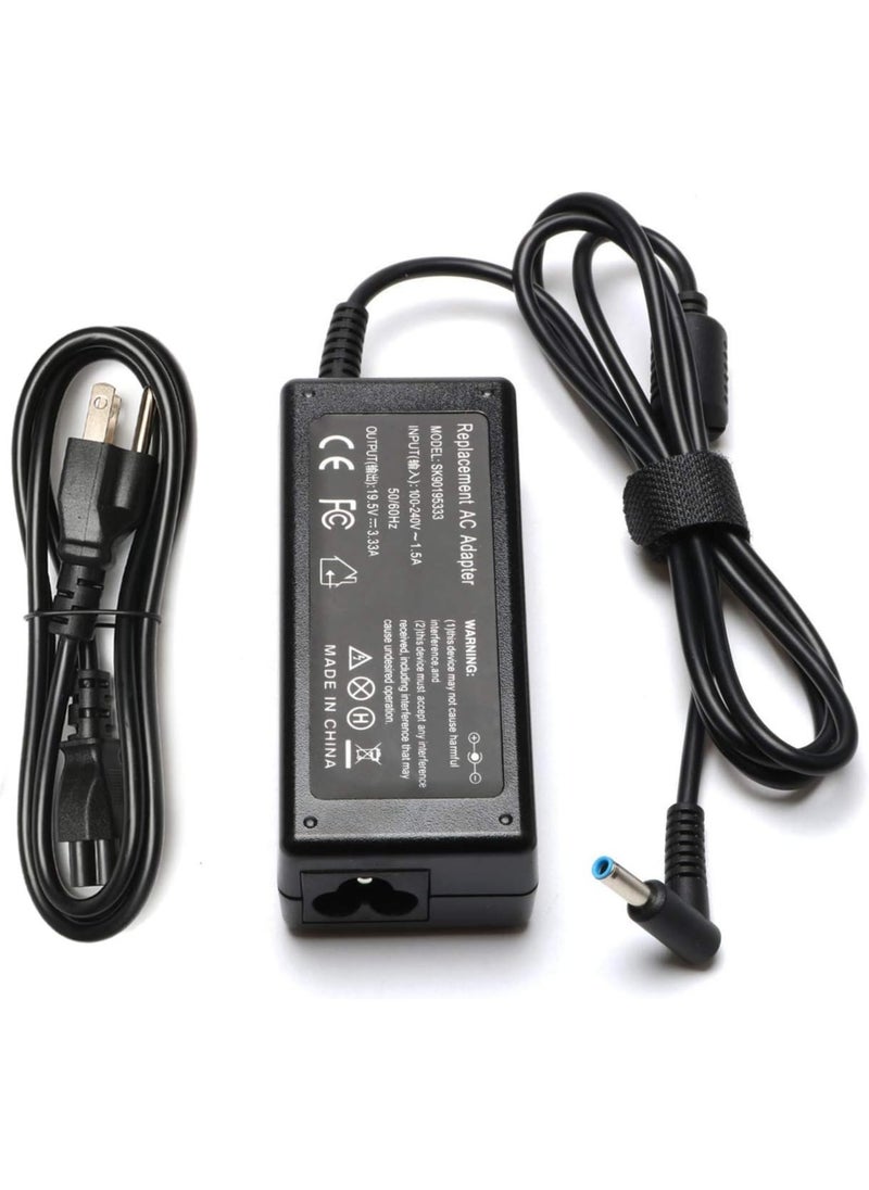Generic - 65W Laptop Charger for HP EliteBook Charger 840 850 845 830 820 G9 G8 G7 G6 G5 G4 G3 / ProBook 450 430 440 446 455 470 G10 G9 G8 G7 G6 G5 G4 / 640 650 G10 G9 G8 G7 G6 G5 G4 745 735 725 755 Power Cord - Image 1