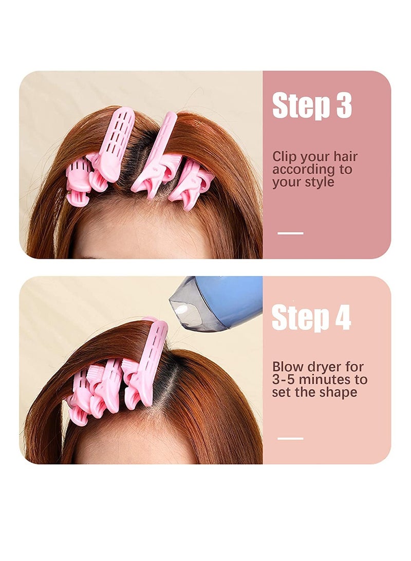 Excefore Natural Fluffy Hair Clip Hair Volumizing Clips 10 pcs Hair Root Clips Diy Curler Fluffy Clamps Rollers Fluffy Hair Roots Hair Styling Tool Rollers - Image 4