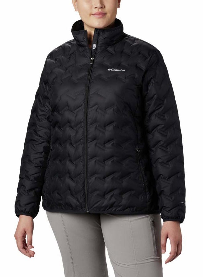 Columbia جاكيت ديلتا ريدج النسائي المصنوع من الريش، أسود، متوسط - Image 4