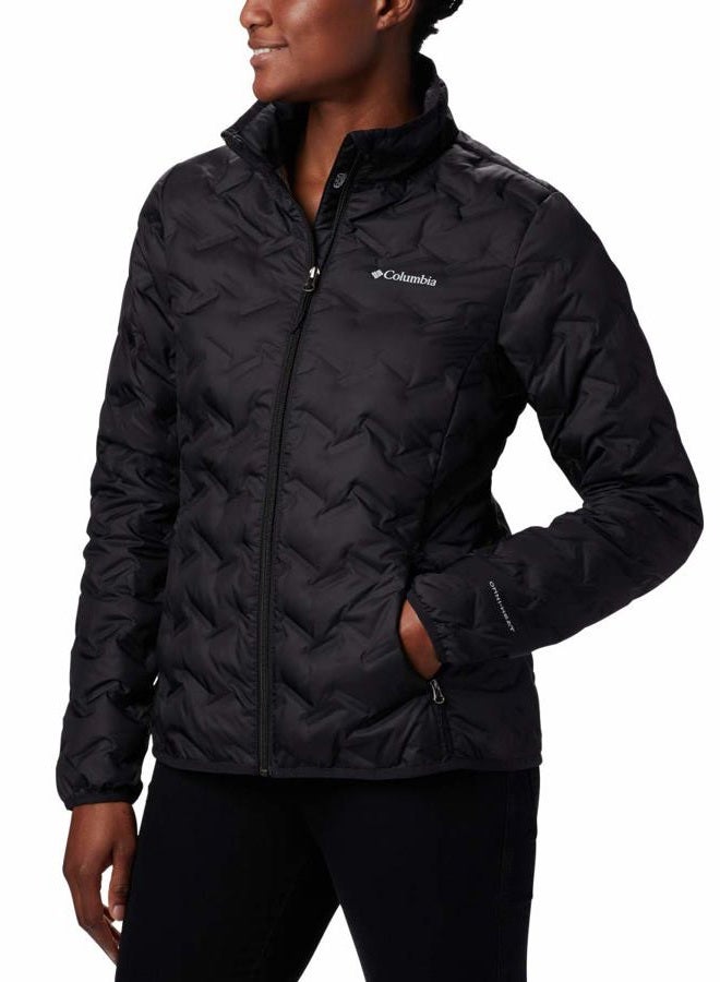 Columbia جاكيت ديلتا ريدج النسائي المصنوع من الريش، أسود، متوسط - Image 1
