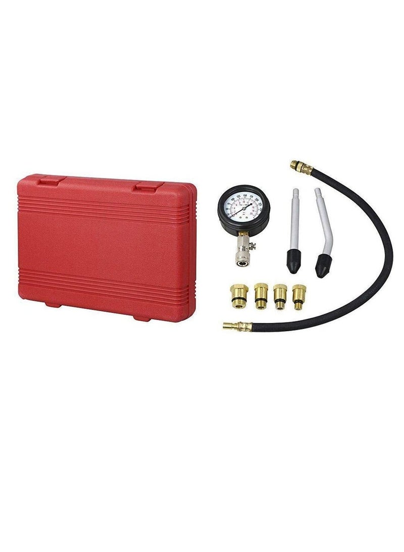 ABBASALI Automotives Car Petrol Engine Compression Tester Kit Universal Push On Gauge Set - Image 4