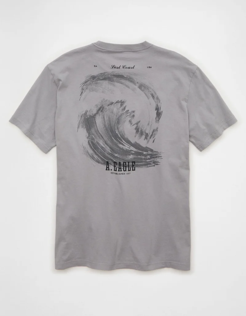 American Eagle  AE Logo Graphic T-Shirt  | Best Price UAE