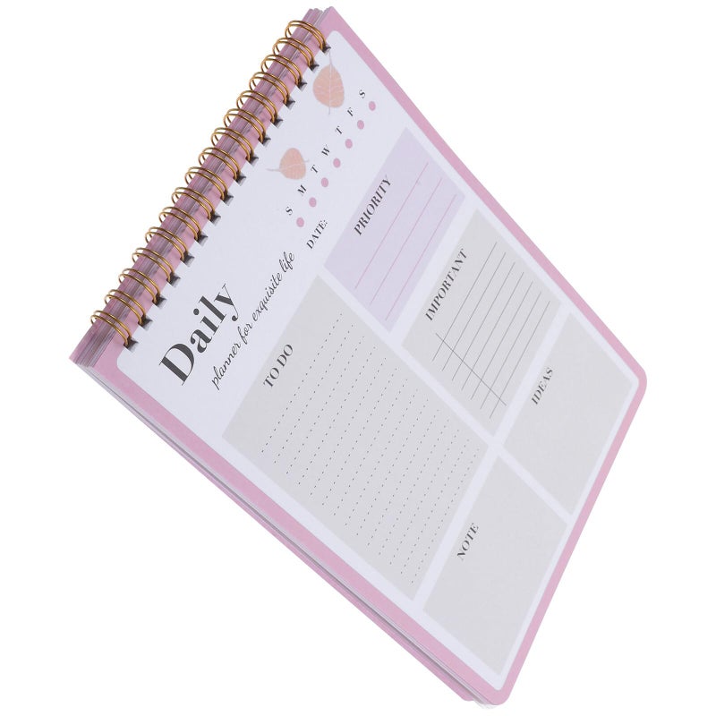 Lightweight Daily Planner Notepad with Stylish Design Portable Academic Schedule Organizer for Efficient Study and Work - Image 2