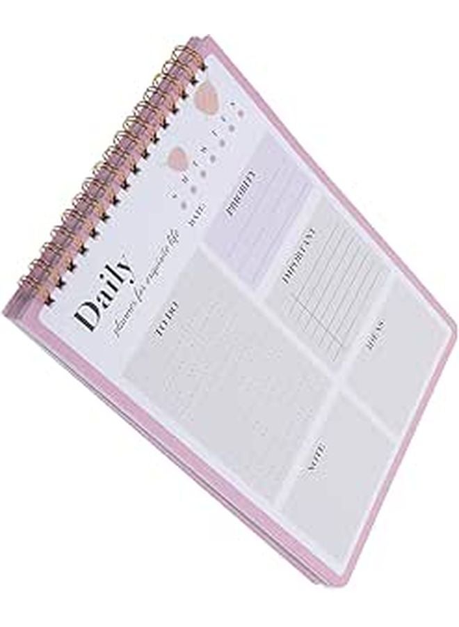 Lightweight Daily Planner Notepad with Stylish Design Portable Academic Schedule Organizer for Efficient Study and Work - Image 1