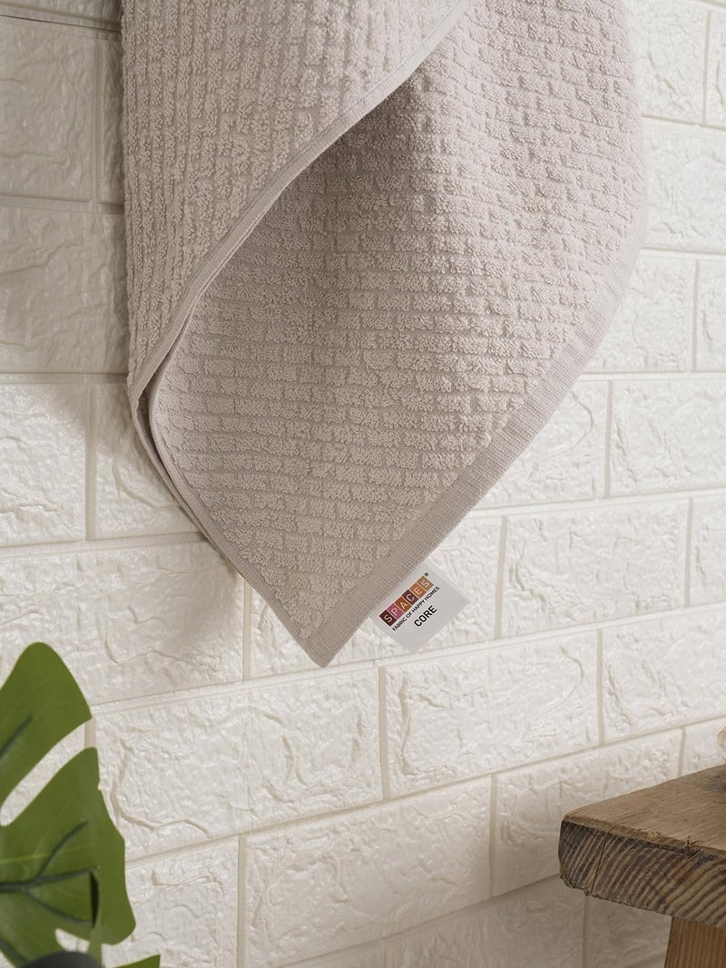 Spaces Genesis 100 Cotton Bath TowelWhite Sand - Image 5