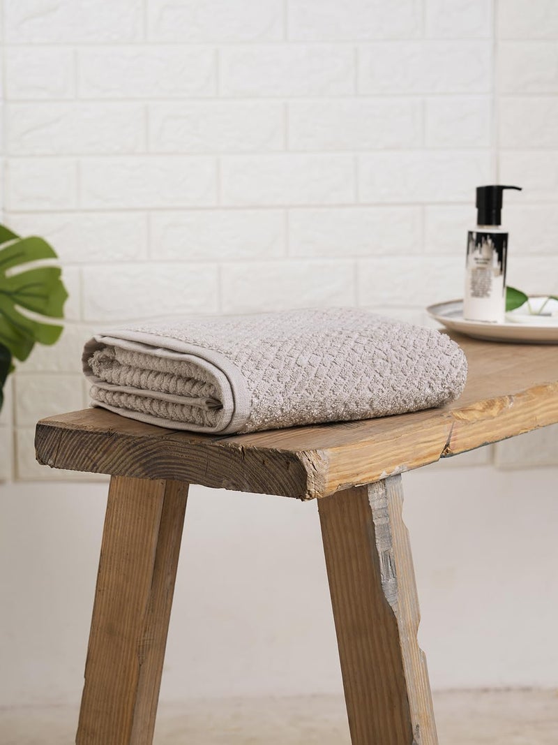 Spaces Genesis 100 Cotton Bath TowelWhite Sand - Image 2