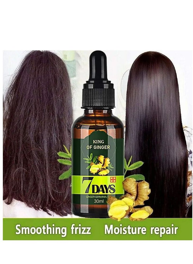 Generic 7DAYS Ginger Hair Oil Scalp Massage Strenthening Repair Fast loss treatment, Hair Growth Oil Serum 30ml  - Image 3