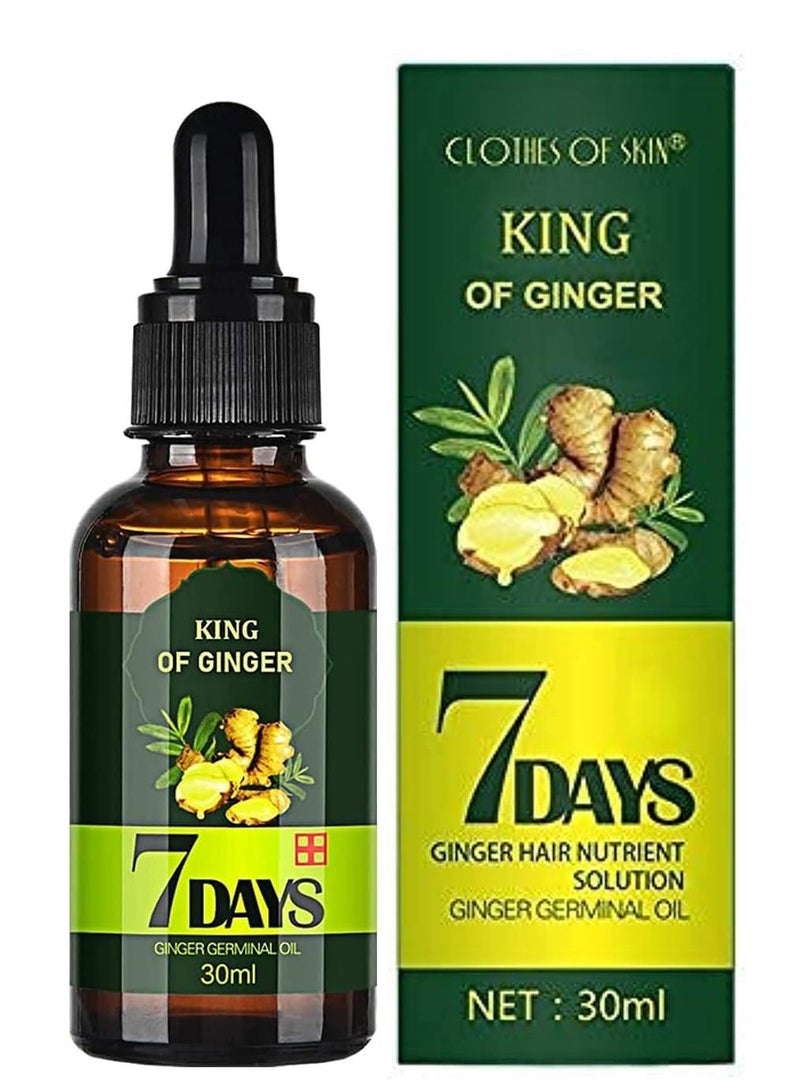Generic 7DAYS Ginger Hair Oil Scalp Massage Strenthening Repair Fast loss treatment, Hair Growth Oil Serum 30ml  - Image 1