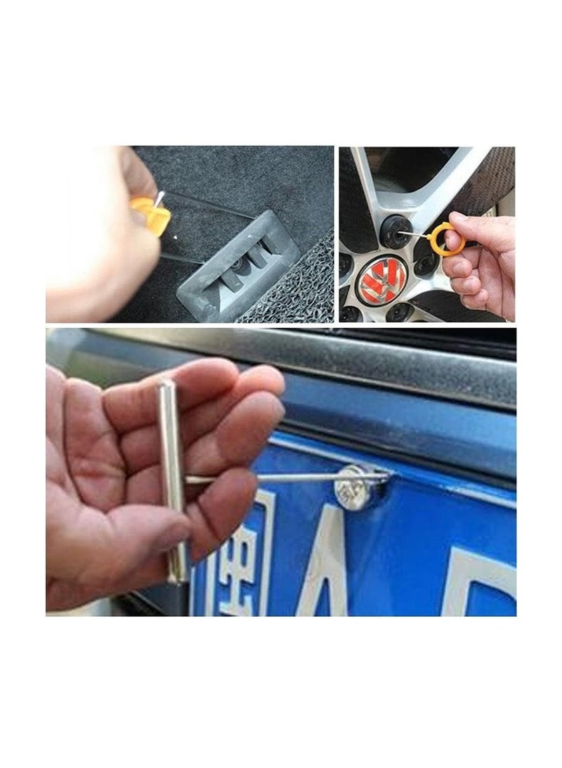 مستر سمارت مجموعة أدوات إزالة زخارف السيارة الاحترافية TOS-12 من Mr.Smart، مجموعة من 12 قطعة مع أدوات رفع بلاستيكية برتقالية، وخطافات معدنية، ومجموعة إزالة الألواح الداخلية - Image 5
