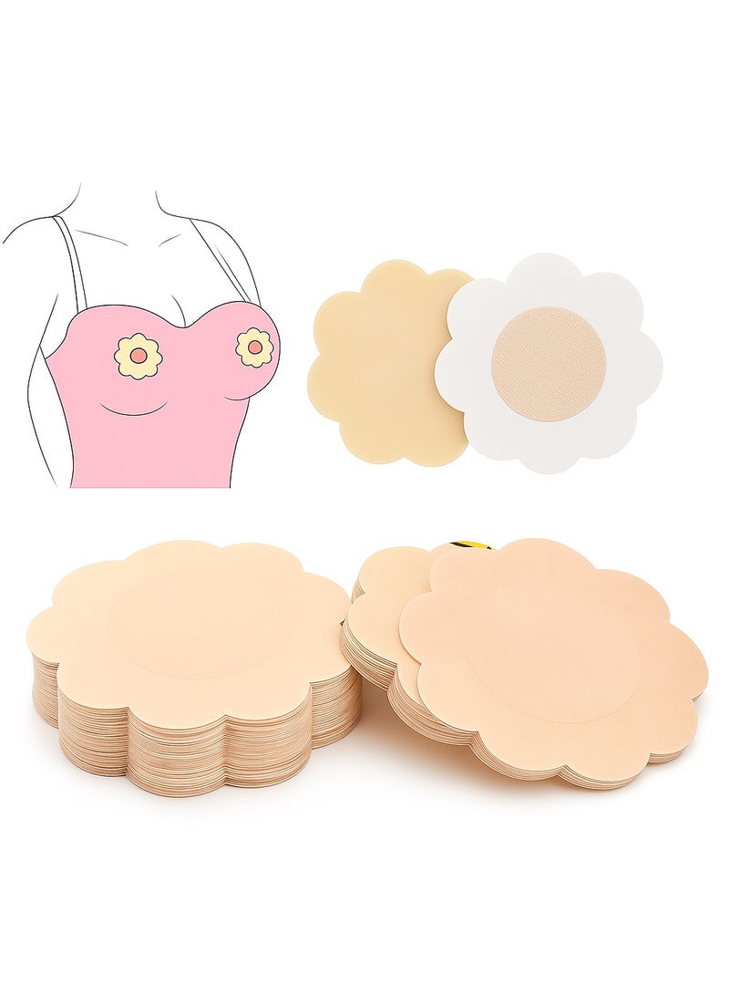 10 قطع من أغطية للاستخدام مرة واحدة، حمالة صدر ذاتية اللصق قابلة للتهوية بدون درزات - Image 1