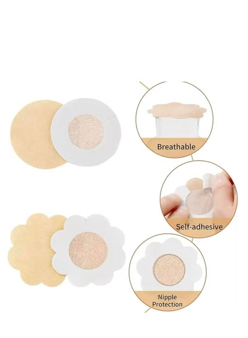 10 قطع من أغطية للاستخدام مرة واحدة، حمالة صدر ذاتية اللصق قابلة للتهوية بدون درزات - Image 2