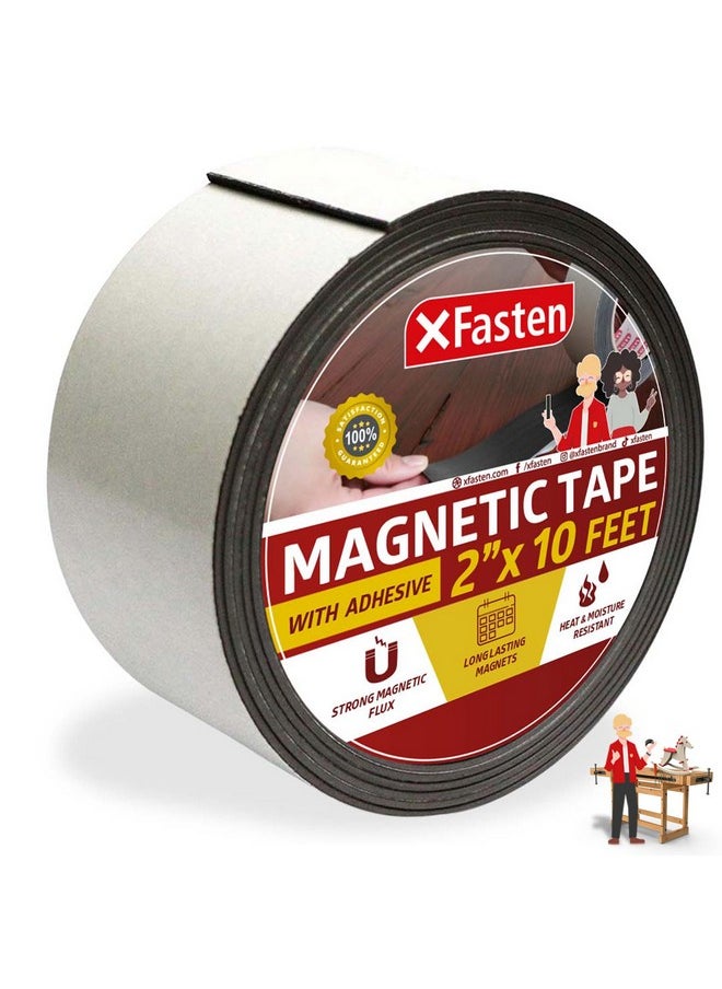 Strong Magnetic Tape For Whiteboard, 2-Inch X 10-Foot Magnetic Tape Strips With Adhesive Backing, Magnetic Tape Heavy Duty For Walls, Diy, Office, Flexible Magnetic Tape Roll For Classroom - pzsku/Z959081C9FCAD150C8918Z/45/_/1731928171/efa1419b-73c8-48e8-befd-e2bfd479ef77