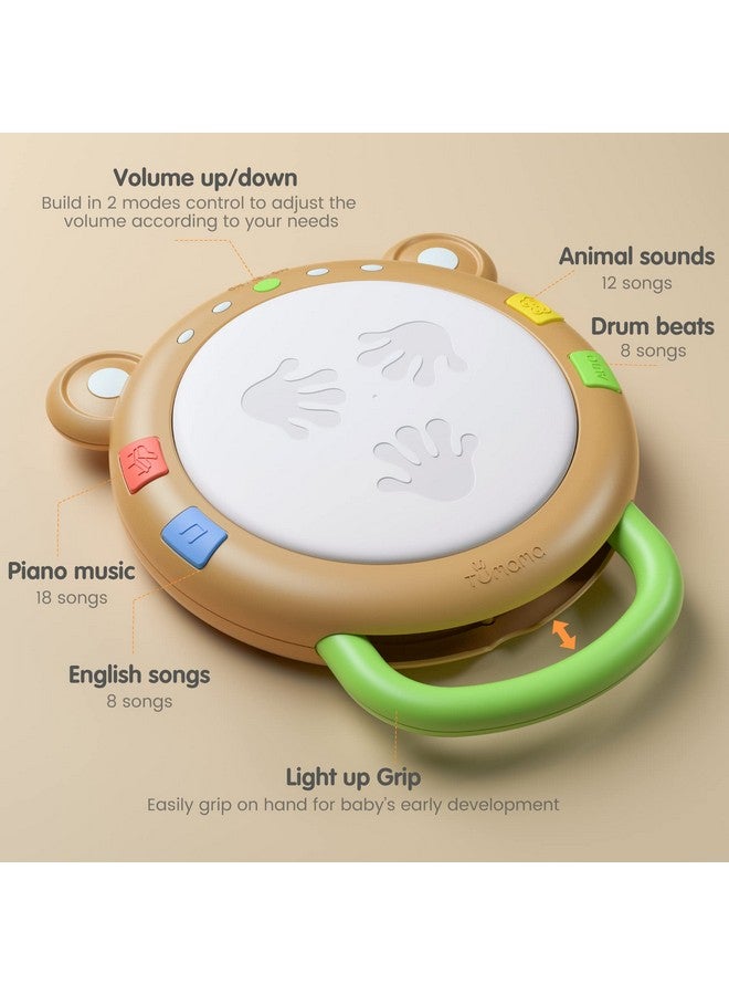 TUMAMA Baby Musical Electronic Toy With Lights & Sounds, Babies Light Up Drum Toys For Early Hand Development, Gift For Infants, Toddlers, Boys, Girls - Image 2