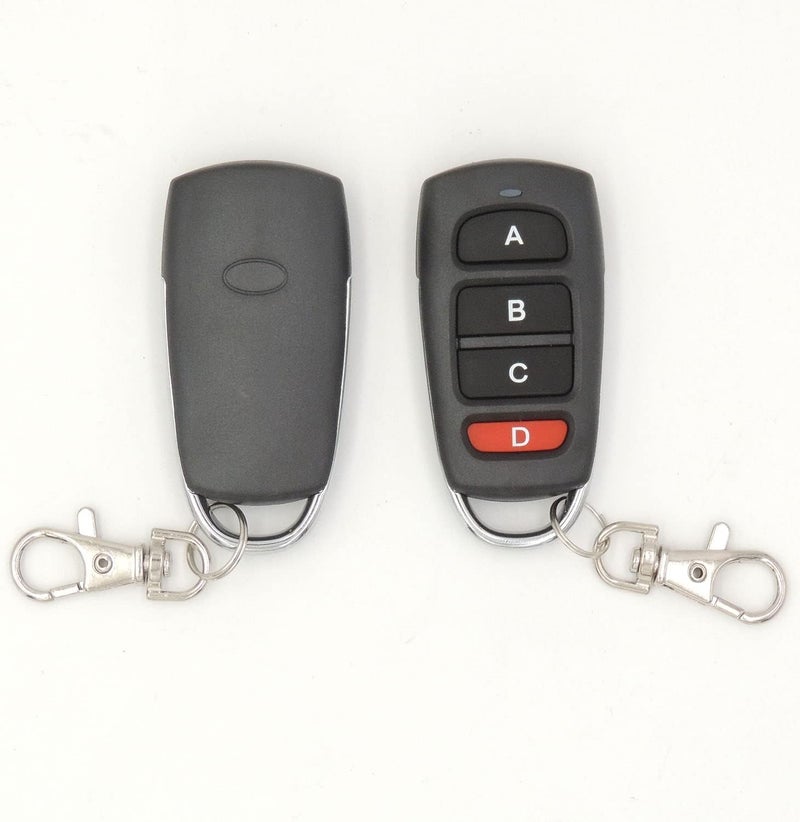 Luckam 3pcs 433mhz Garage Door Cloning Remote Control Keys, Universal Strong Wireless Copy Remote Control Keychain - Image 4