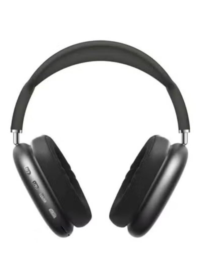 JAJEEK - 🎧 P9 Bluetooth Wireless Over-Ear Headphones with Built-in Mic – Foldable Stereo Headset for Music, Calls, and Gaming – Hi-Fi Sound, Soft Cushions, Long Battery Life – Noise-Isolating & Comfortable – Compatible with Android, iPhone, Laptop – Black/Silver - Image 1