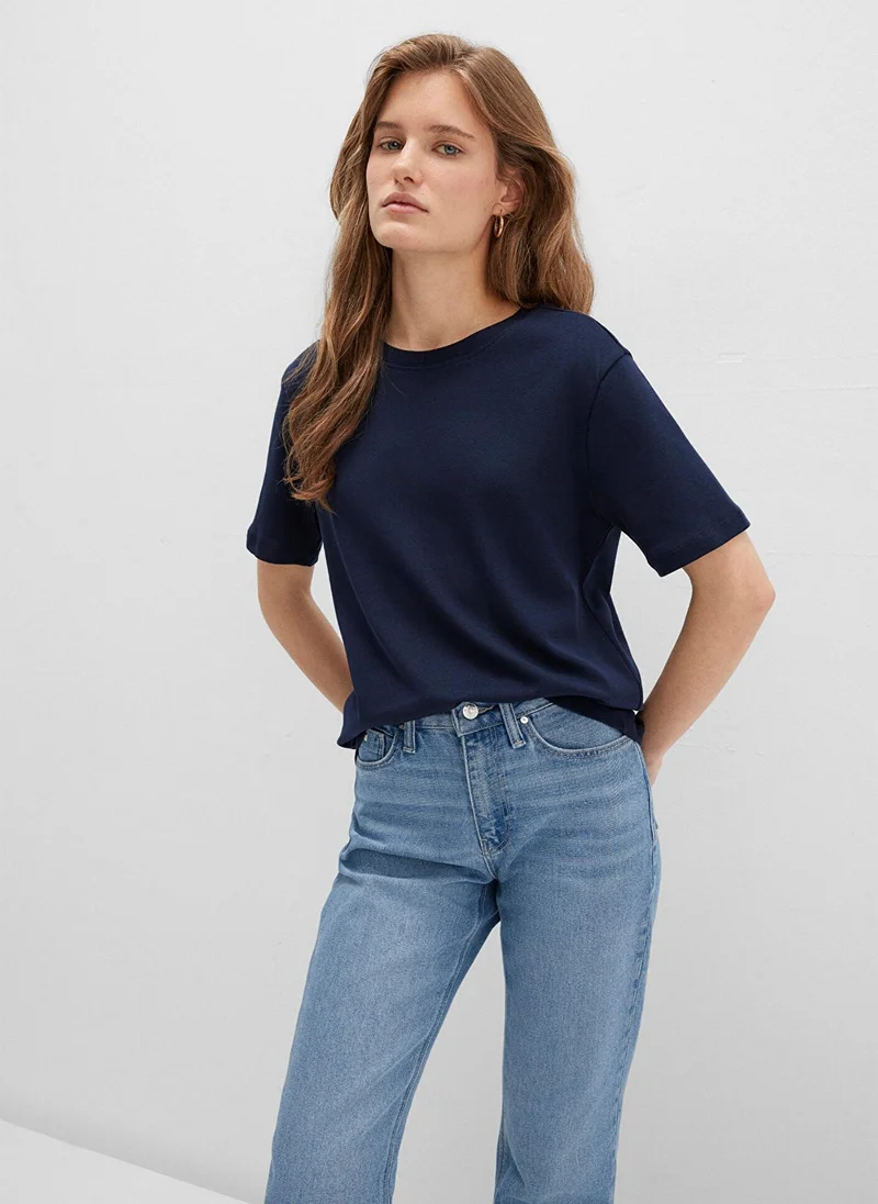 مافي Crew Neck Regular Fit T-Shirt