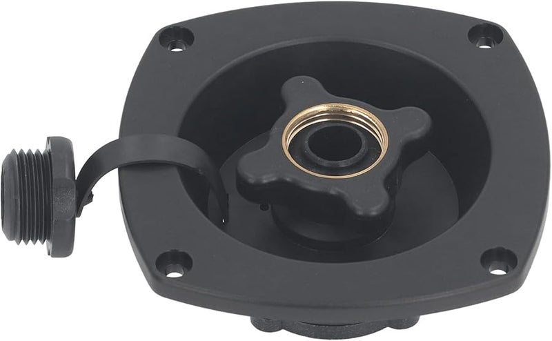 Black RV Trailer Boat Wall Mount Water Filler with Regulator Impact Resistant Pressure Regulated - Image 4