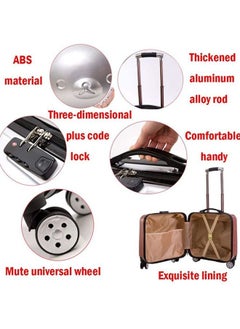 Generic Cute Children Trolley Case Universal Wheel 3D Cartoon Pattern Password Travel Luggage  Waterproof and Anti-theft 20 Inch Suitcase  - Image 3