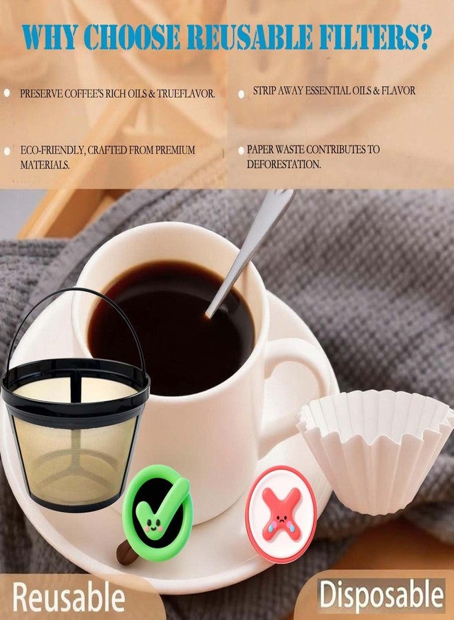 Blisshour Reusable Coffee Filter, fits Mr. Coffee 10-12 Cup Coffee Maker Coffee Filters for Mr Coffee Filter Basket (1 PCS) - Image 5