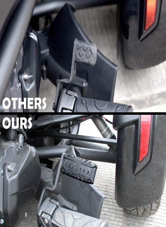 SAUTVS Black Larger Brake Pedal for Can Am Spyder, Extended Brake Foot Rest Peg Pedal Footboards for Can-Am Spyder F3 All models Accessories (1PCS) - Image 2