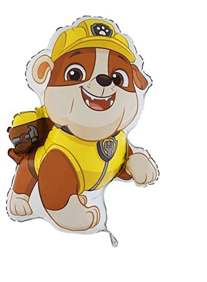 Toyland® 88cm (35") Giant Jumbo Size Paw Patrol Rubble Character Foil Balloon - Kids Party Balloons - Image 1