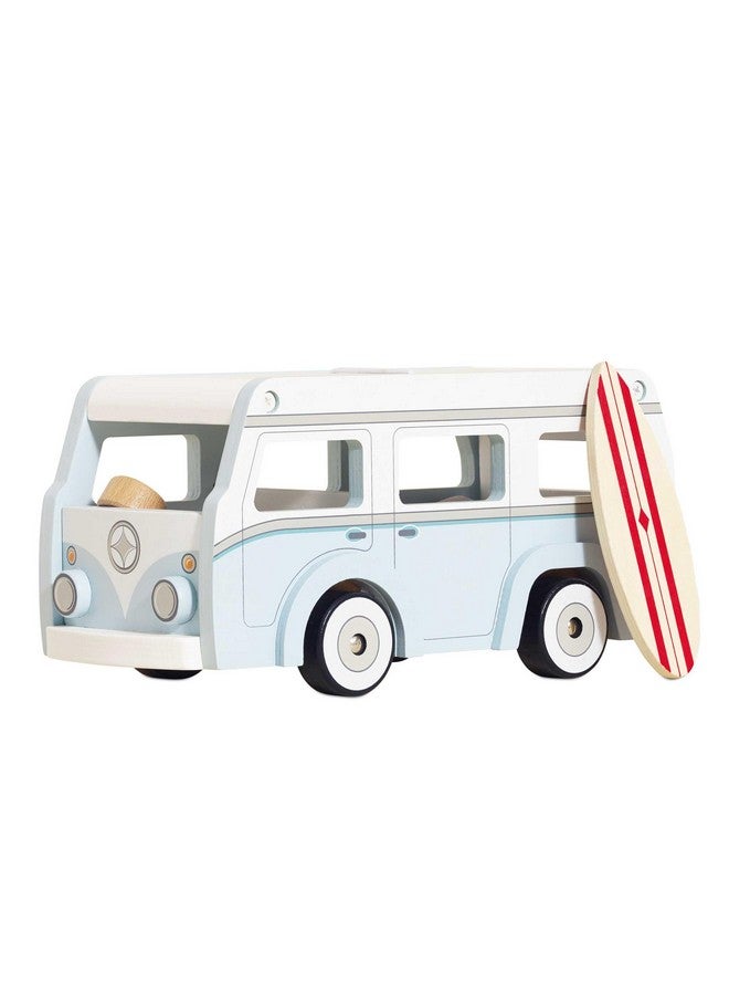 Le Toy Van - Wooden Holiday Campervan with Detachable Surfboard | Suitable for 3 Year Old + - Image 1