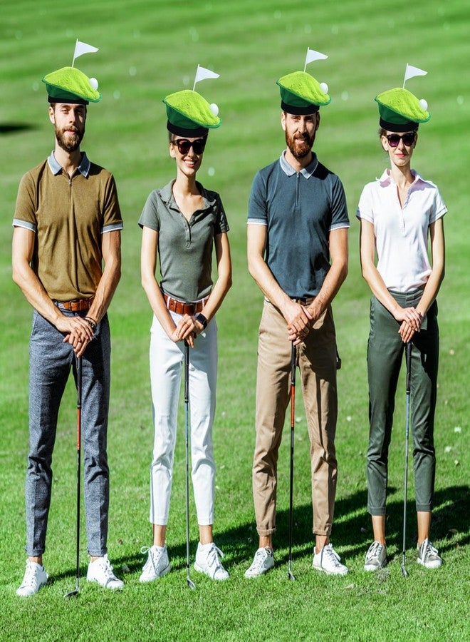 Keymall Funny Golf Hats Hole-In-One Golfer Berets Golf Theme Party Cap with Golf Ball Flag Course for Men Women Golf-themed Party Supplies - Image 5