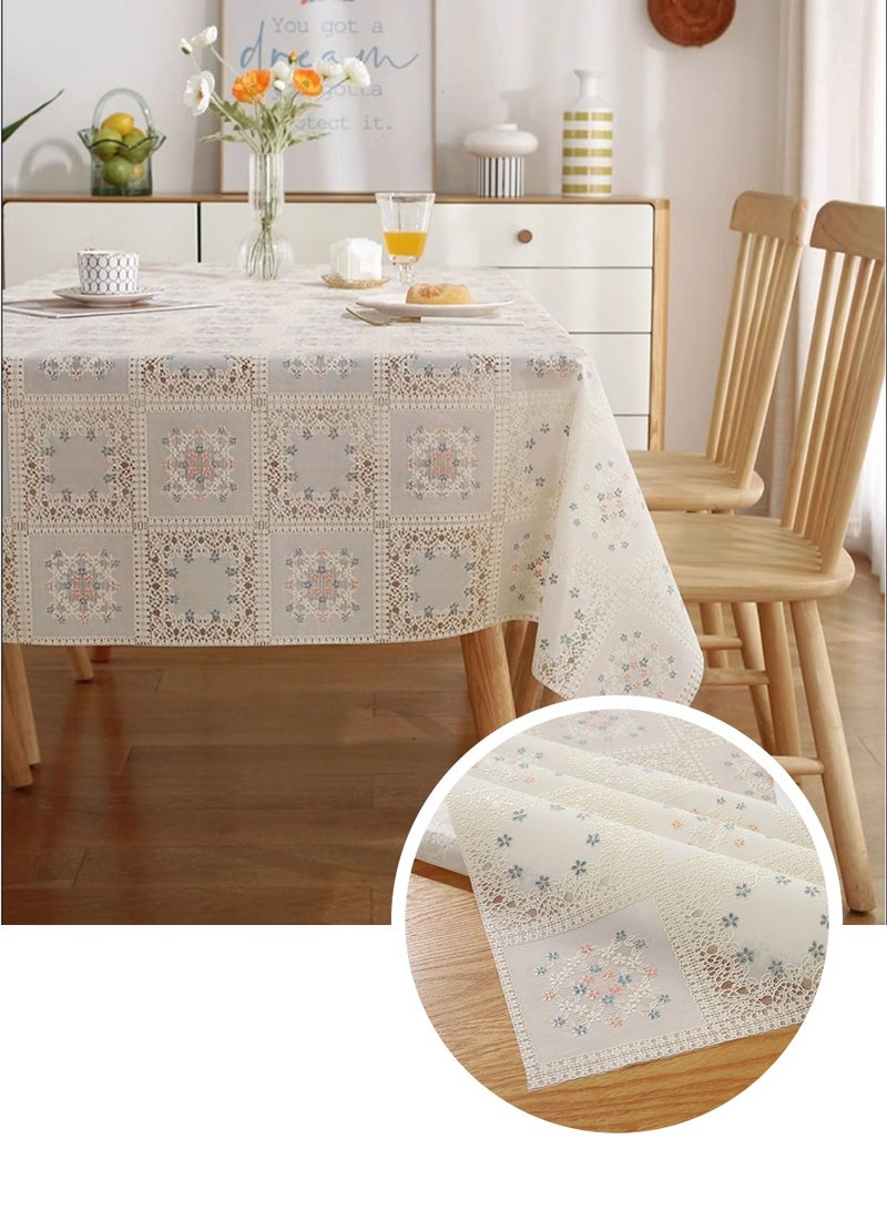 BEIRUI PVC tablecloth waterproof anti-scald and oilproof no-wash, coffee table cloth plastic tablecloth, cuttable tablecloth 137cm*180cm - Image 1