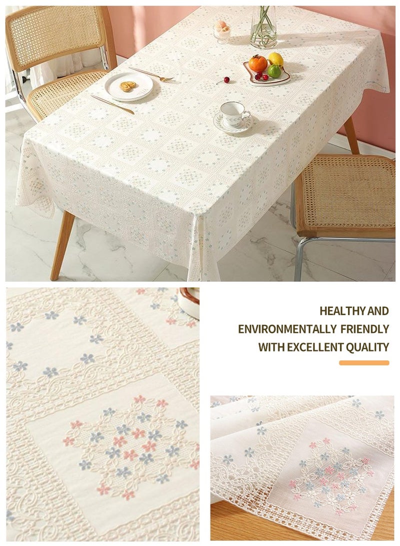BEIRUI PVC tablecloth waterproof anti-scald and oilproof no-wash, coffee table cloth plastic tablecloth, cuttable tablecloth 137cm*180cm - Image 2