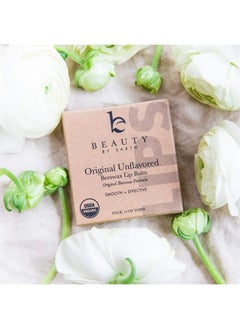 Beauty by Earth Unlfavored Original 4 Lip Balm Pack Lip Moisturizer Chapsticks - Organic Chapstick Lip Balm for Men Women and Kids - Lip Moisturizer for Very Dry Lips  - Image 3