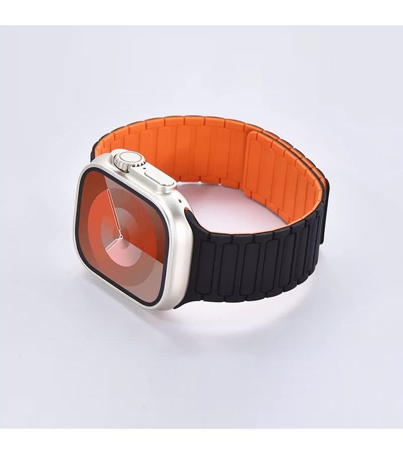 Magnetic Strap Compatible With Apple Watch Series 10 Ultra 9 8 7 6 5 4 3 2 1 And SE Stylish Colorful Replacement Strong Magnets Suitable For 42mm 44mm 45mm 49mm 46mm Sizes - Image 4