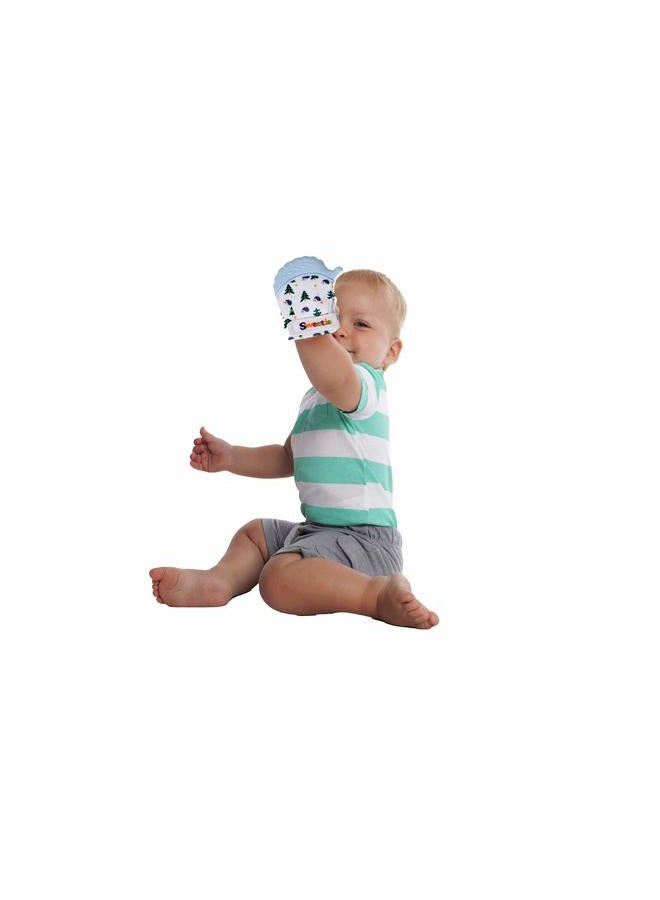 Sweetie Teething Mitten Baby Glove Teether Toys for Boys & Girls BPA-Free Silicone Teether for Natural Baby Pink Orginal sweetie - Image 3