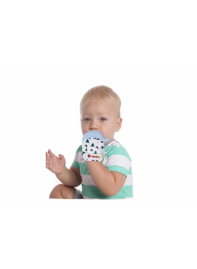 Sweetie Teething Mitten Baby Glove Teether Toys for Boys & Girls BPA-Free Silicone Teether for Natural Baby Pink Orginal sweetie - Image 2