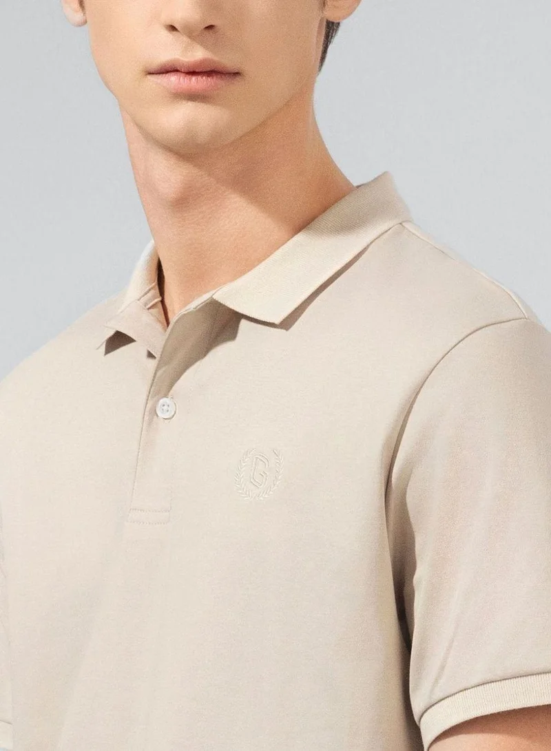 GIORDANO Men's Slim Fit Liquid Touch Polo