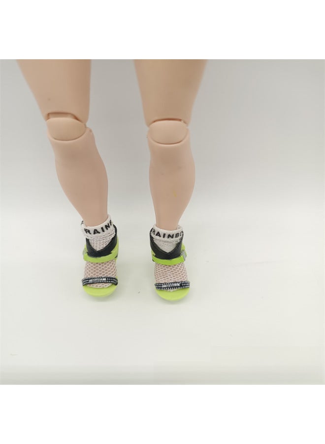 Bulk Big Sister Doll High Heeled Shoes Socks Doll Accessories-Height:Shoes + Socks - Image 5