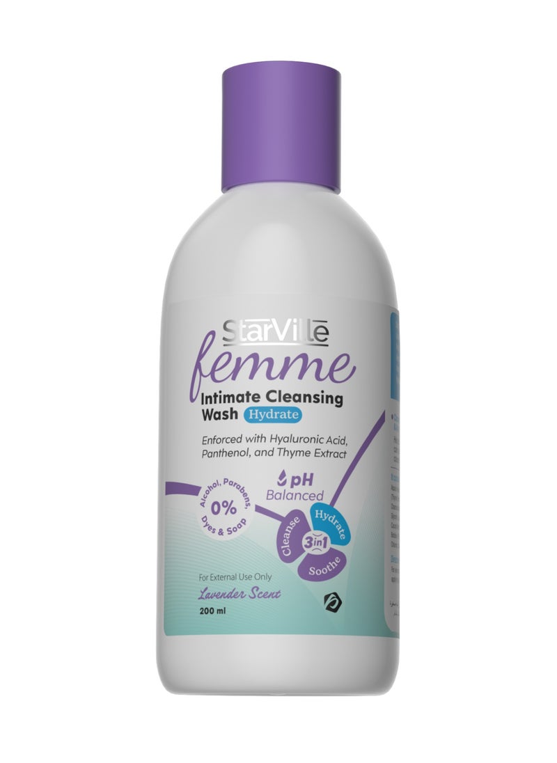 StarVille Femme Intimate Cleansing Wash Hydrate 200 ml - pzsku/Z9591785C3E84A0F2FA61Z/45/_/1729518816/1b23d10d-35f2-4c41-96aa-951ac659491e