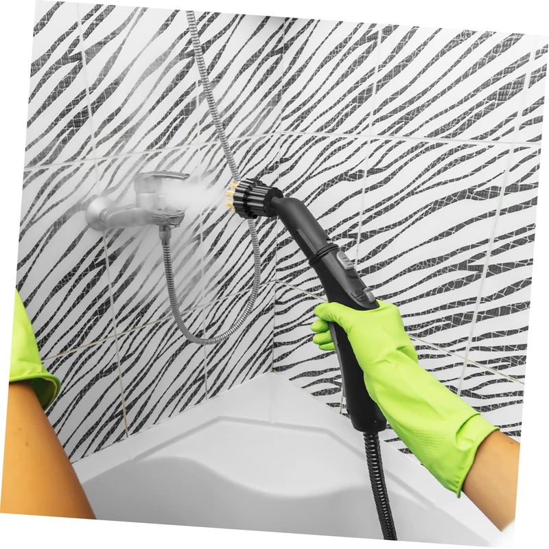Commercial Washing Machine Mop Brush Head 12pcs Nylon Brass Metal Steam Cleaner 4x3x3cm - Image 3