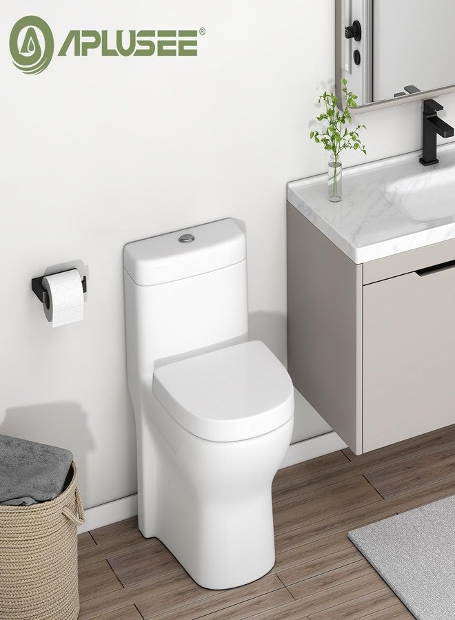 APLusee Matte Black Toilet Paper Holder, 304 Stainless Steel Tissue Hanger, Wall Mounted - Image 2