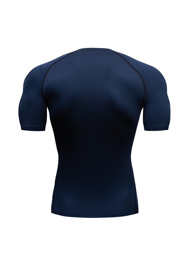 Men's sports T-shirt and quick-drying running set - Image 3