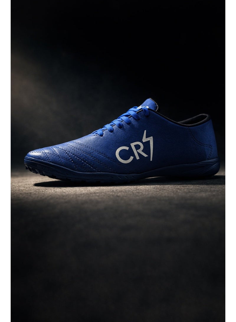 سي ار7 كوتشي رجالي CR7 لون أزرق كاجوال رياضي مريح للاستخدام اليومي - Image 4