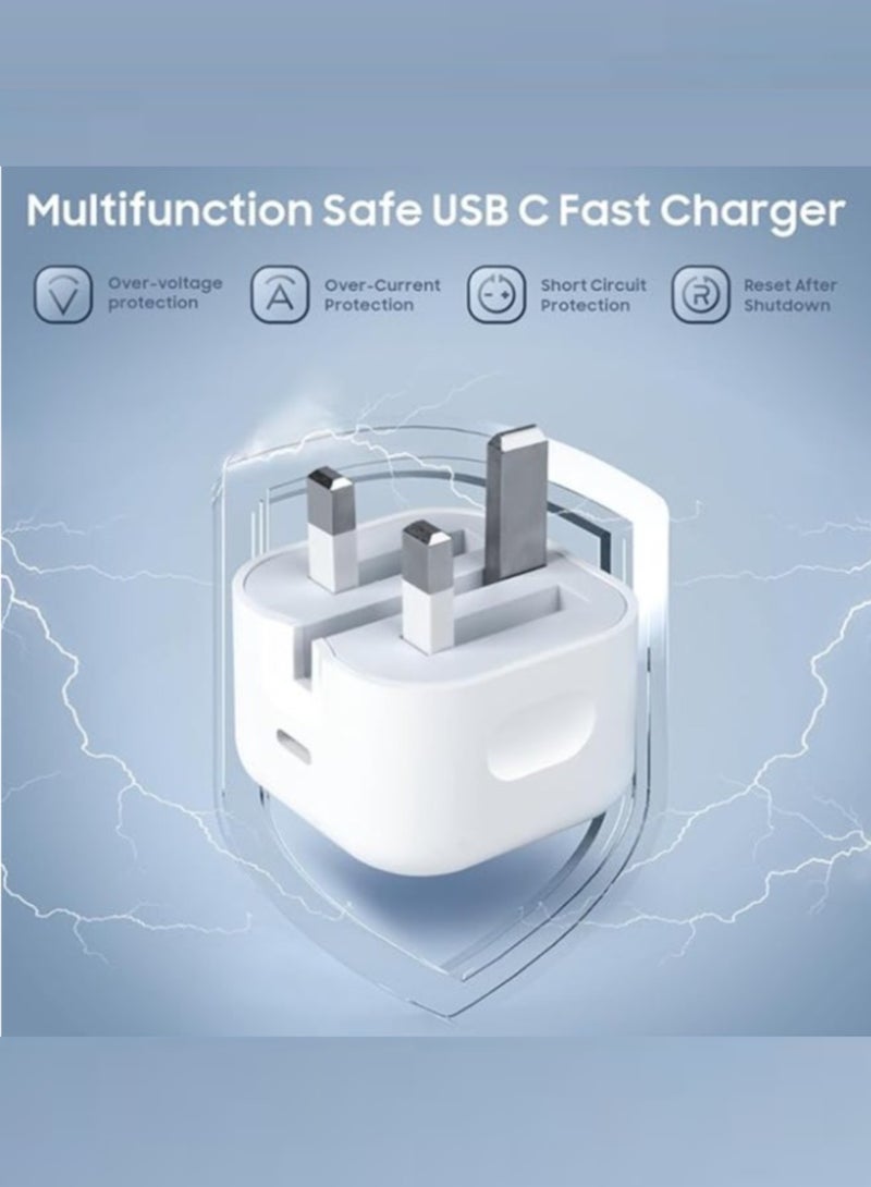 hoco. iPhone 16, iPhone15 Pro Max Charger With USB C Port 35 Watt with 1M iPhone Fast Charging Cord Type C to C for iPhone 16 / 15 Pro max/15 Pro/15 plus/15, Samsung S24 and all USB C mobiles / Tabs - Image 2